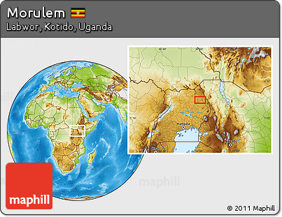 Physical Location Map of Morulem
