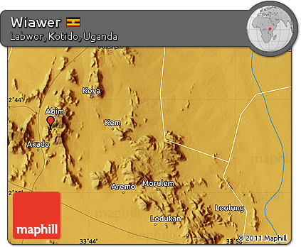 Physical Map of Wiawer