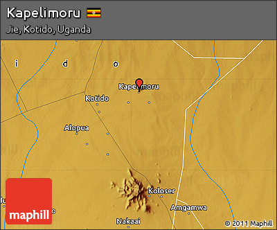 Physical Map of Kapelimoru