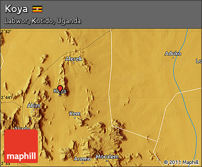 Physical Map of Koya