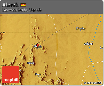 Physical Map of Alerek