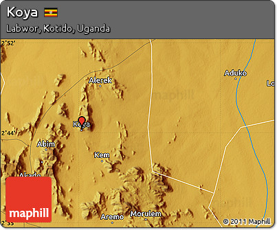 Physical Map of Koya