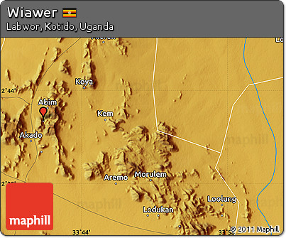 Physical Map of Wiawer