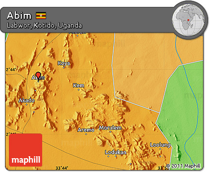 Political Map of Abim