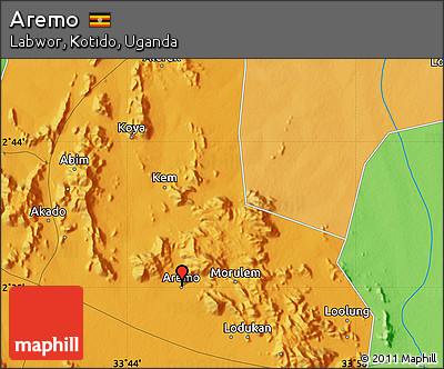 Political Map of Aremo