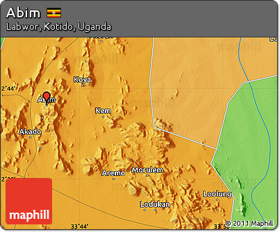 Political Map of Abim