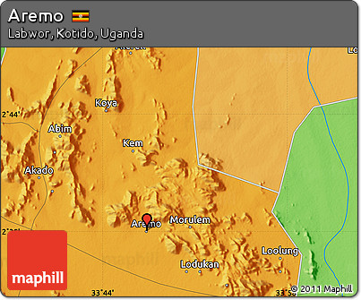 Political Map of Aremo