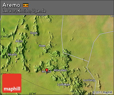 Satellite Map of Aremo