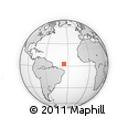 Outline Map of the Area around 2° 48' 4" N, 35° 37' 30" W, rectangular outline
