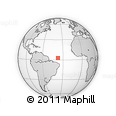 Outline Map of the Area around 2° 48' 4" N, 37° 19' 30" W, rectangular outline