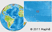Physical Location Map of the area around 2° 48' 4" N, 38° 10' 29" W