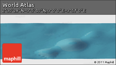 Satellite Panoramic Map of the Area around 2° 48' 4" N, 3° 28' 30" E