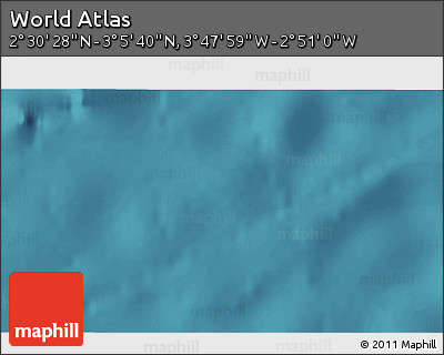 Satellite 3D Map of the Area around 2° 48' 4" N, 3° 19' 30" W