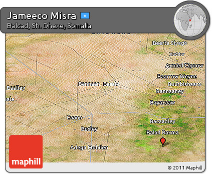Satellite Panoramic Map of Jameeco Misra