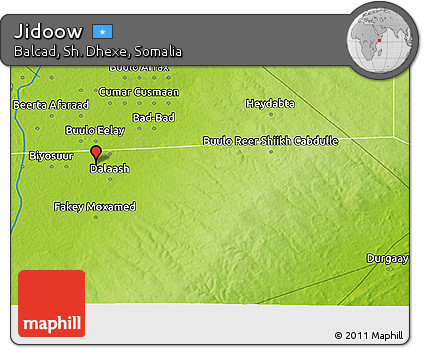Physical 3D Map of Jidoow