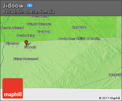 Political 3D Map of Jidoow