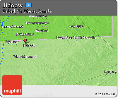 Political 3D Map of Jidoow