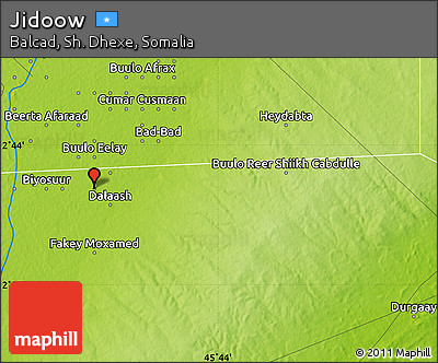 Physical Map of Jidoow