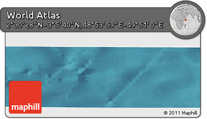 Satellite Panoramic Map of the Area around 2° 48' 4" N, 49° 22' 30" E
