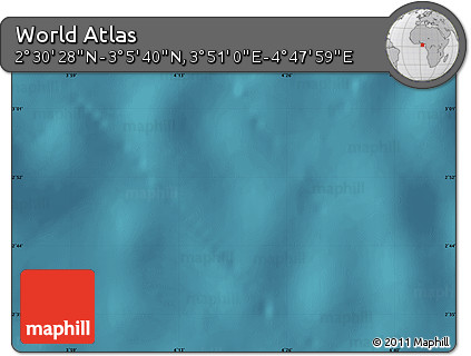 Satellite Map of the Area around 2° 48' 4" N, 4° 19' 30" E