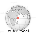 Outline Map of the Area around 2° 48' 4" N, 50° 13' 30" E, rectangular outline