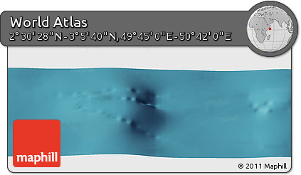 Satellite Panoramic Map of the Area around 2° 48' 4" N, 50° 13' 30" E