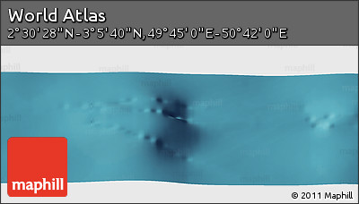 Satellite Panoramic Map of the Area around 2° 48' 4" N, 50° 13' 30" E