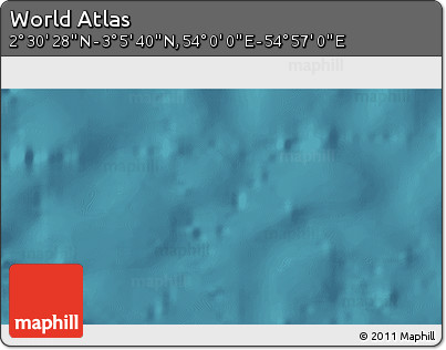 Satellite 3D Map of the Area around 2° 48' 4" N, 54° 28' 30" E