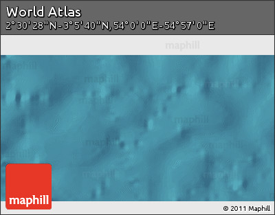 Satellite 3D Map of the Area around 2° 48' 4" N, 54° 28' 30" E