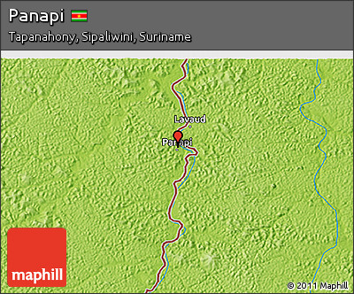 Physical 3D Map of Panapi