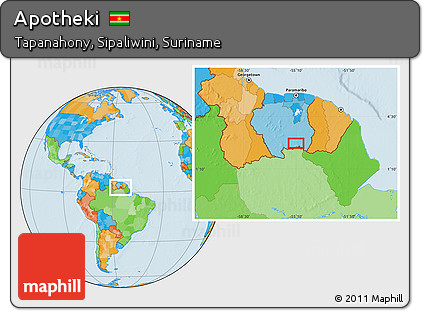 Political Location Map of Apotheki