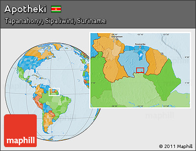 Political Location Map of Apotheki