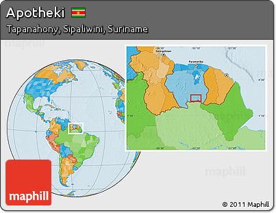 Political Location Map of Apotheki