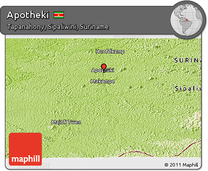 Physical Panoramic Map of Apotheki