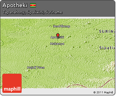 Physical Panoramic Map of Apotheki