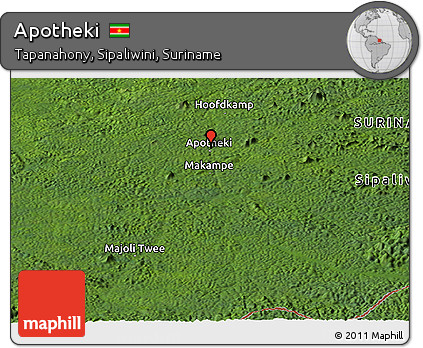 Satellite Panoramic Map of Apotheki