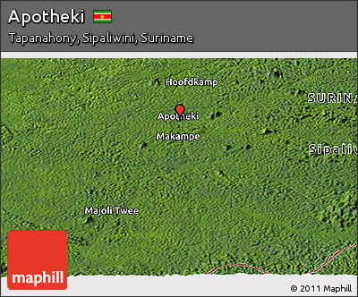 Satellite Panoramic Map of Apotheki