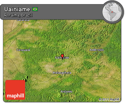 Satellite 3D Map of Uainiame