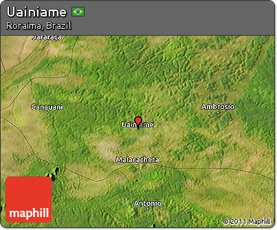 Satellite 3D Map of Uainiame