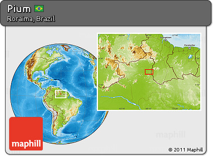 Physical Location Map of Pium