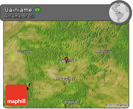 Satellite Map of Uainiame