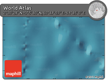 Satellite Map of the Area around 2° 48' 4" N, 61° 16' 29" E