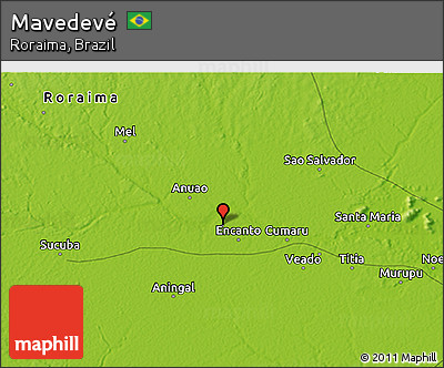 Physical 3D Map of Mavedevé