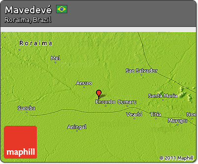 Physical 3D Map of Mavedevé