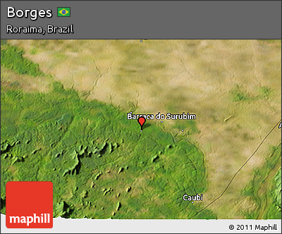Satellite 3D Map of Borges