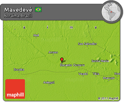 Physical Map of Mavedevé