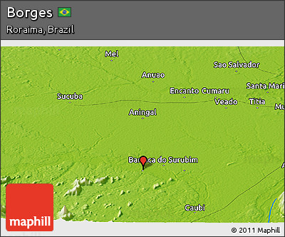 Physical Panoramic Map of Borges