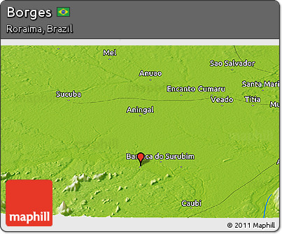 Physical Panoramic Map of Borges
