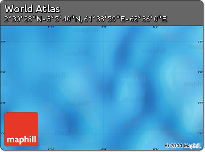 Physical Map of the Area around 2° 48' 4" N, 62° 7' 30" E