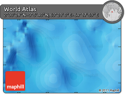 Political Map of the Area around 2° 48' 4" N, 63° 49' 30" E